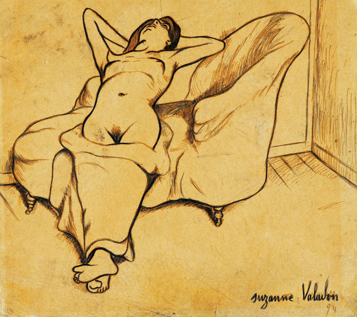 Suzanne Valadon —— NU AU CANAPé
